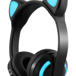 Wireless-Bluetooth-Cat-Ear-Headphone-with-7-Colors-LED-Light-Flashin-blue
