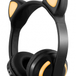 Wireless-Bluetooth-Cat-Ear-Headphone-with-7-Colors-LED-Light-Flashin-orange