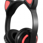 Wireless-Bluetooth-Cat-Ear-Headphone-with-7-Colors-LED-Light-Flashin-red