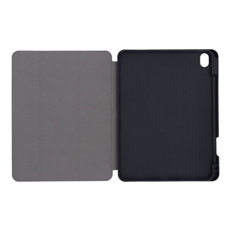 APPLE-iPad-Air-4-2020-10.9-Triple-Folding-Leather-Case-with-TPU-Pen-Slot-Dark-Blue-1