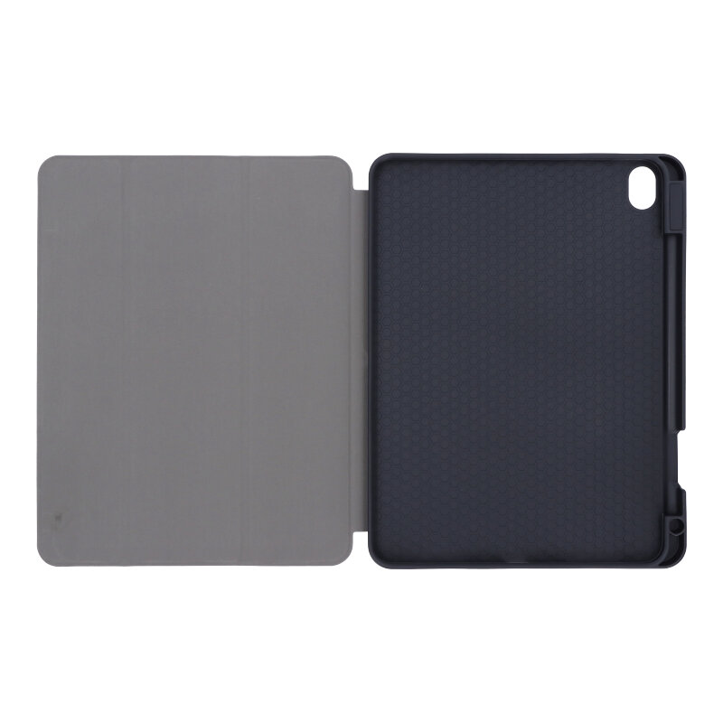 APPLE-iPad-Air-4-2020-10.9-Triple-Folding-Leather-Case-with-TPU-Pen-Slot-Dark-Blue-4