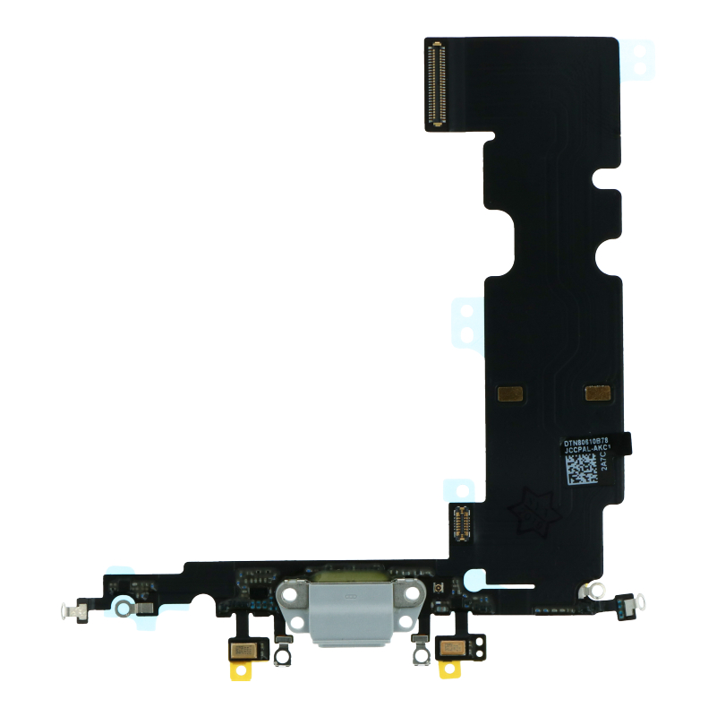 APPLE-iPhone-8-Plus-Charging-Flex-Cable-Connector-Gray-Original