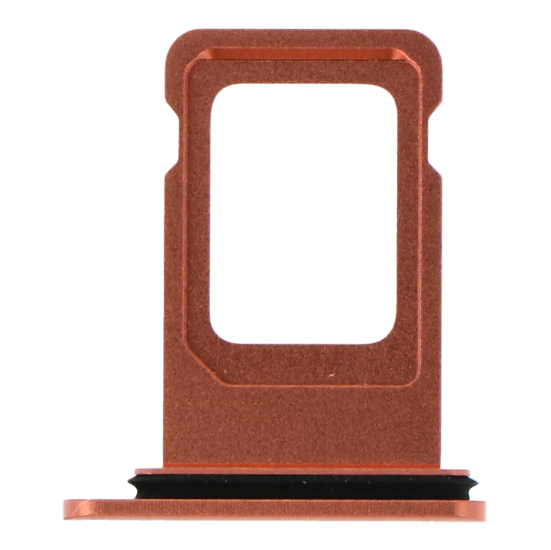 APPLE-iPhone-XR-SIM-Card-Tray-With-Waterproof-Ring-Rubber-Orange-Original-1