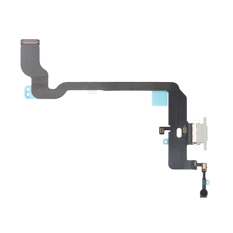 APPLE-iPhone-XS-Charging-Flex-Cable-Connector-Light-Grey-Original