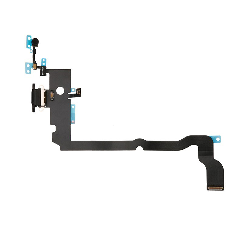 APPLE-iPhone-XS-Max-Charging-Flex-Cable-Connector-Black-Original