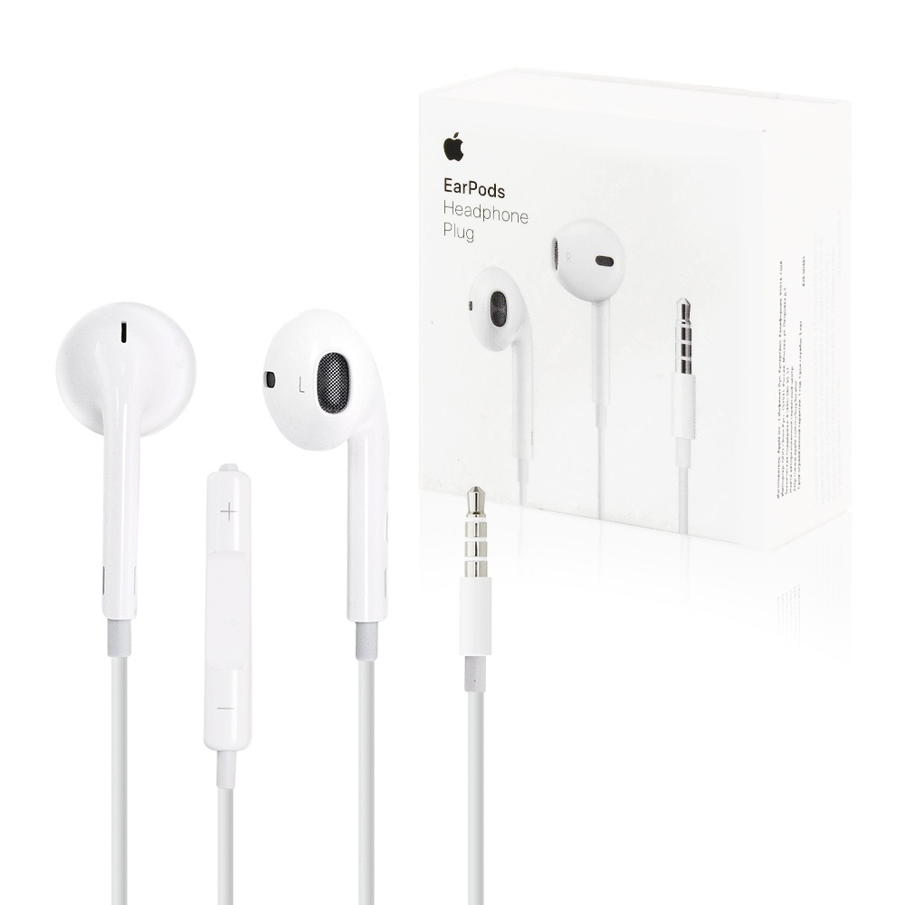 Apple-EarPods-Earbuds-Handsfree-με-Βύσμα-3.5mm-Λευκό