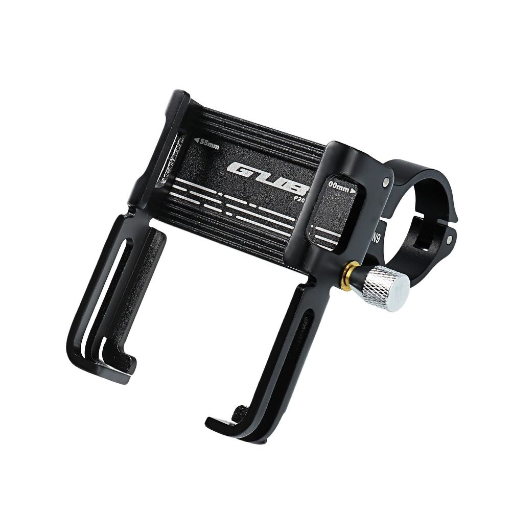 Bike-holder-GUB-P20-Aluminium-black-for-mobile-phone-360°-rotated-43780