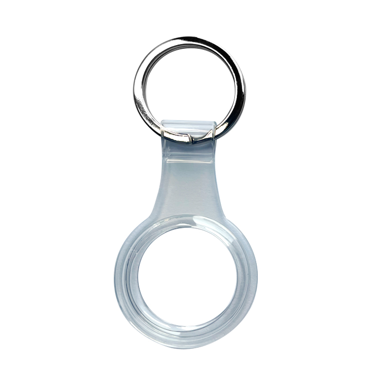 DEVIA-AirTag-silicon-Key-Ring-Clear