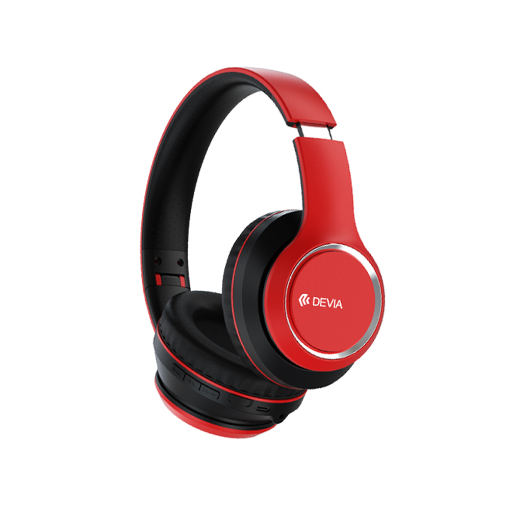 DEVIA-Kintone-series-wireless-headset-Red