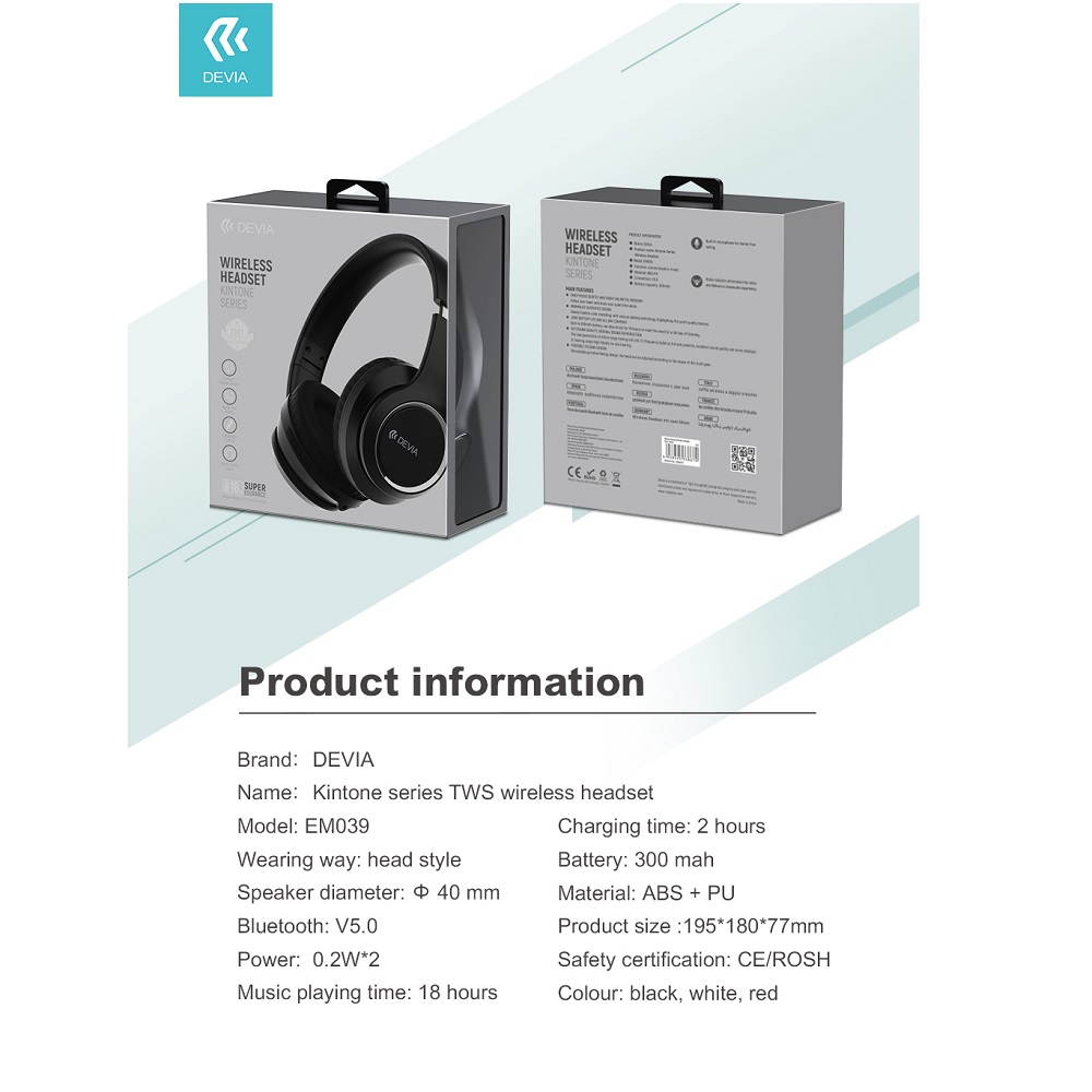 DEVIA-Kintone-series-wireless-headset-White-2
