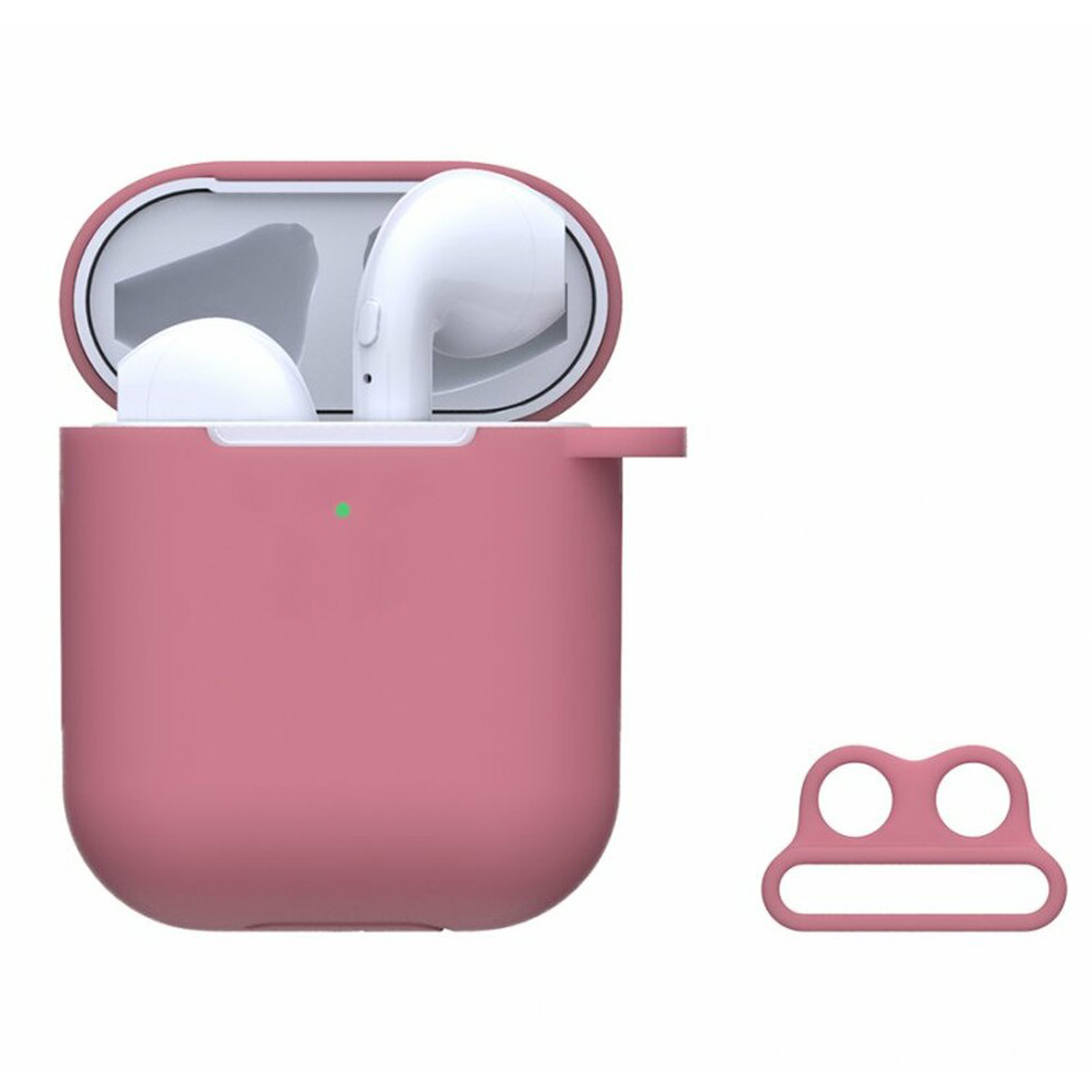 DEVIA-Naked-Silicone-Case-Suit-for-AirPods-with-loophole-Pink