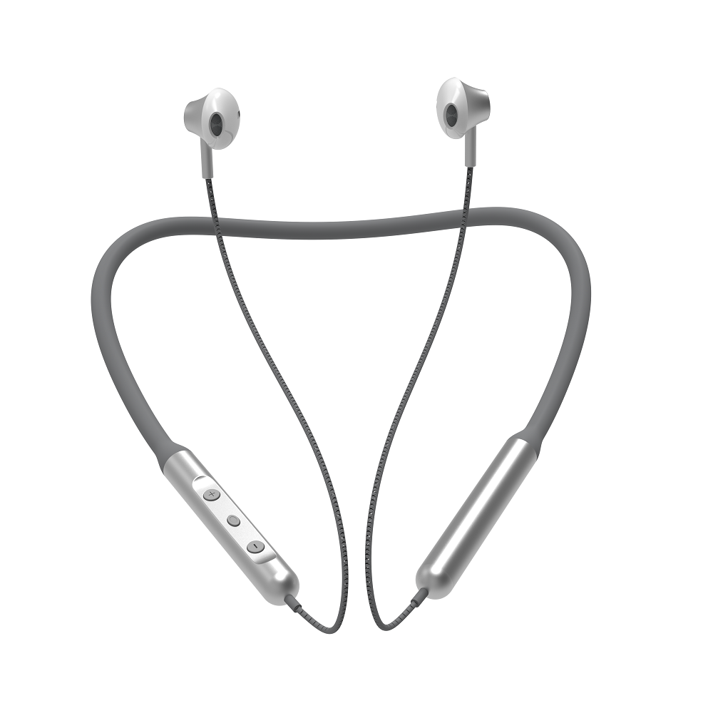 DEVIA-mart-Series-Silicone-Neckband-Headset-Gray-Silver