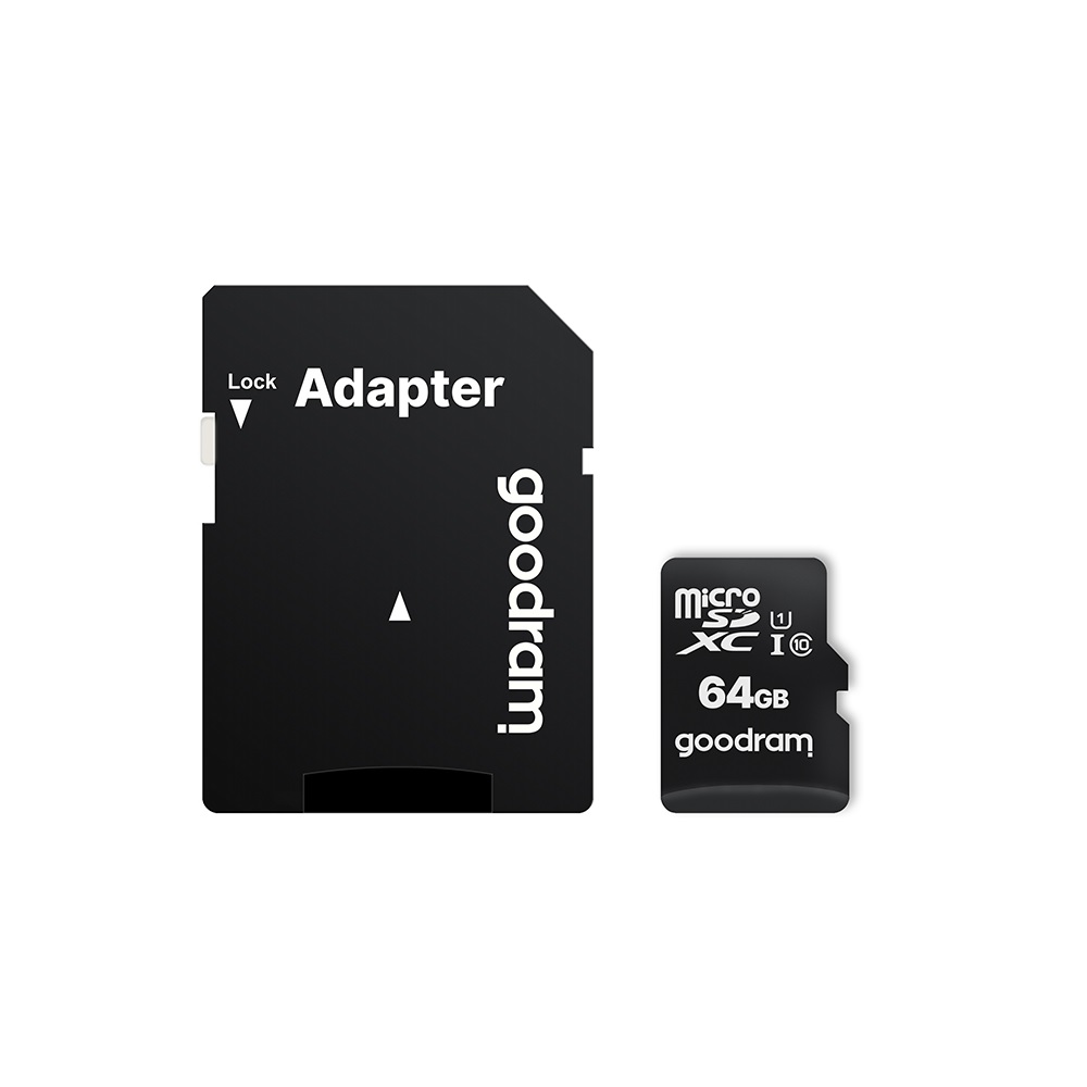 GOODRAM-ΚΑΡΤΑ-microSD-HC-64GB-SD-Adapter-UHS-1-Class10