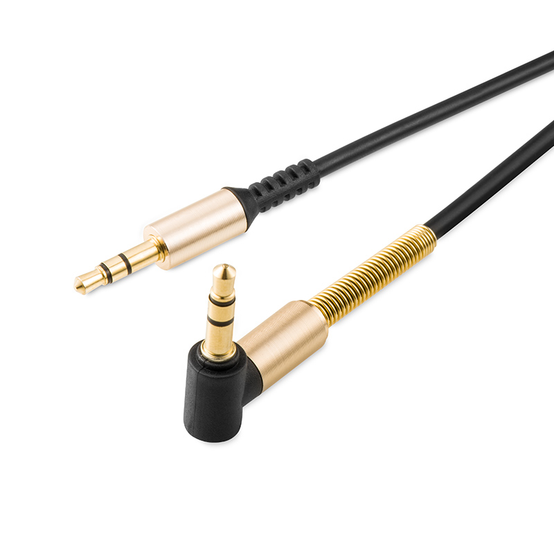 HOCO-UPA02-AUX-SPRING-AUDIO-CABLE-35mm-ANGLED-BLACK