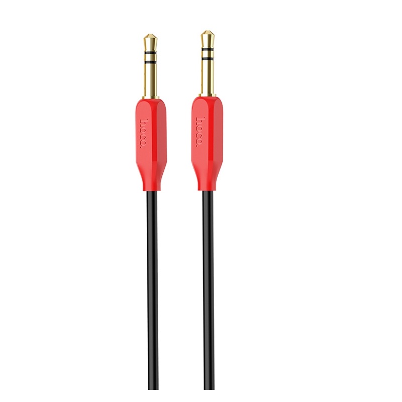 HOCO-UPA11-AUX-AUDIO-CABLE-35mm-RED-BLACK