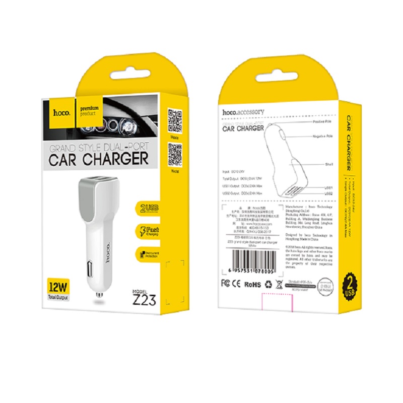 HOCO-Z23-CAR-CHARGER-DUAL-24A-BLACK-3