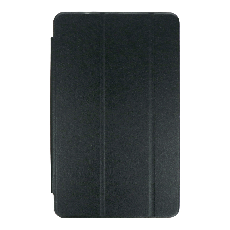 HUAWEI-MediaPad-T3-10-Silk-Pattern-Triple-Folding-Leather-Case-Black