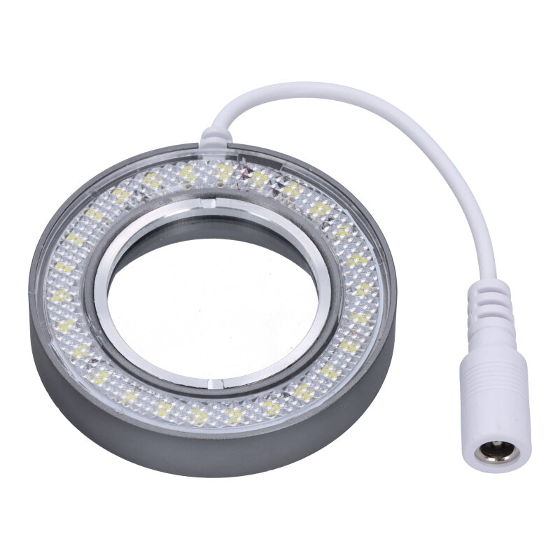 Light-Ring-LED-Lamp-for-Microscope-USB-Port-with-Oil-Proof-Lens-Silver