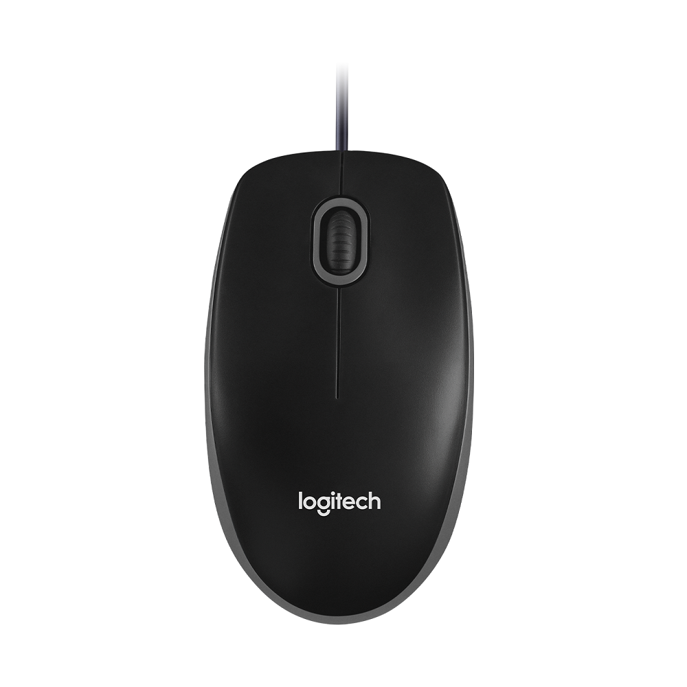 Logitech-Mouse-B100-Wired-Black