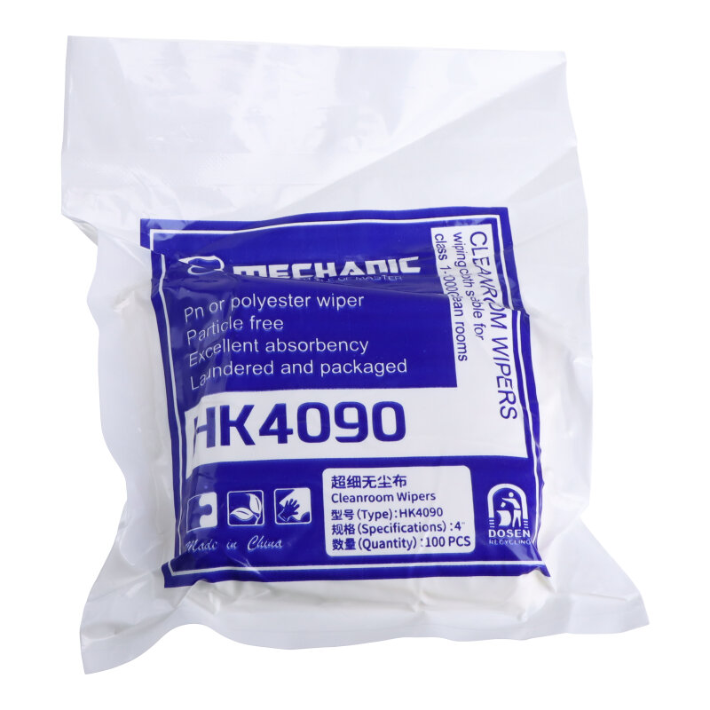 MECHANIC-HK4090-Anti-static-Dust-Free-Cloth-Cleanroom-Wipers-10x10cm-100Pcs