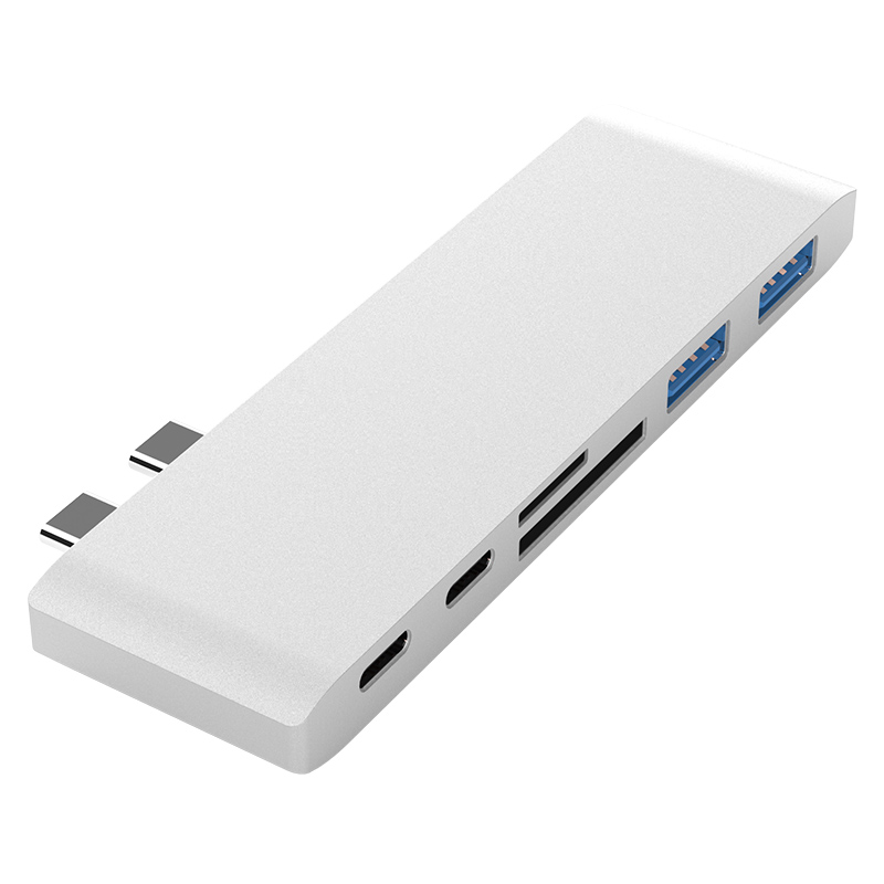 Macbook-Pro-HUB-adaptor-USB-3.0-USB-PD-Type-C-TF-SD