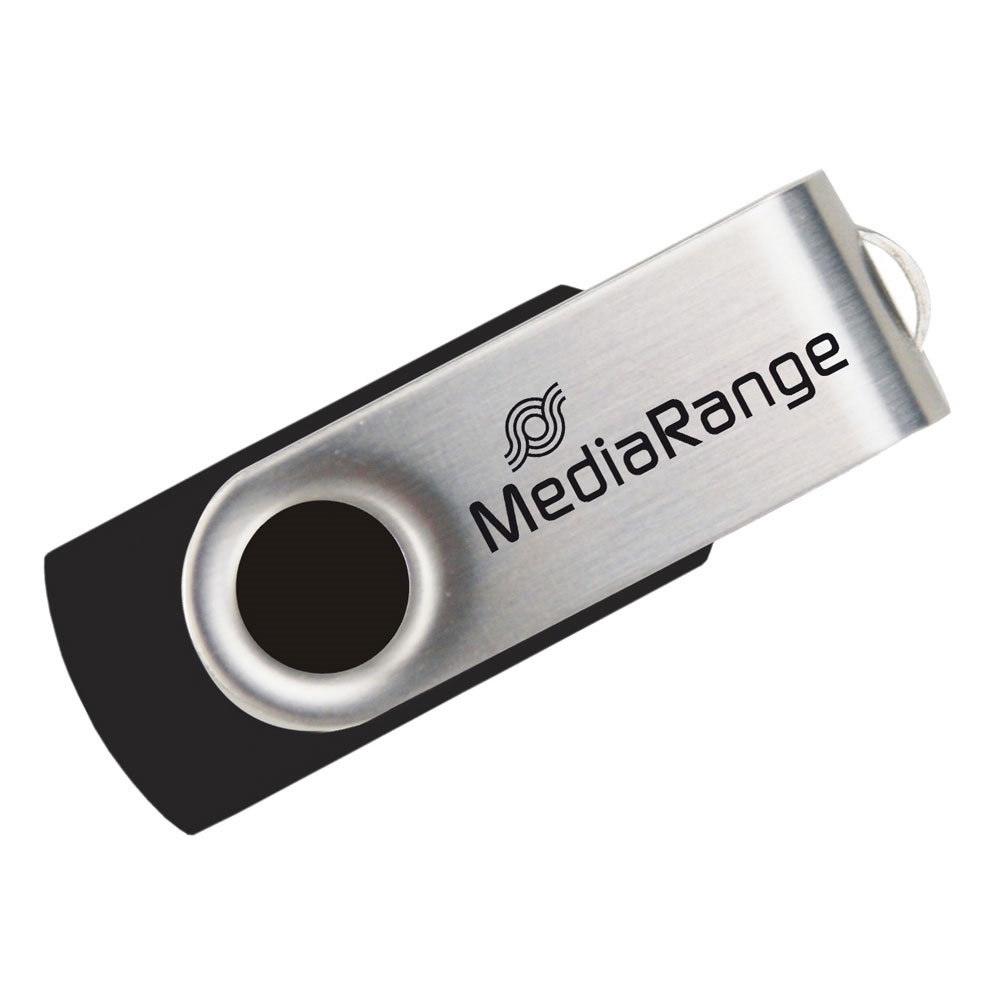 MediaRange-USB-Stick-2.0-MR908-8GB-Black-Silver-1