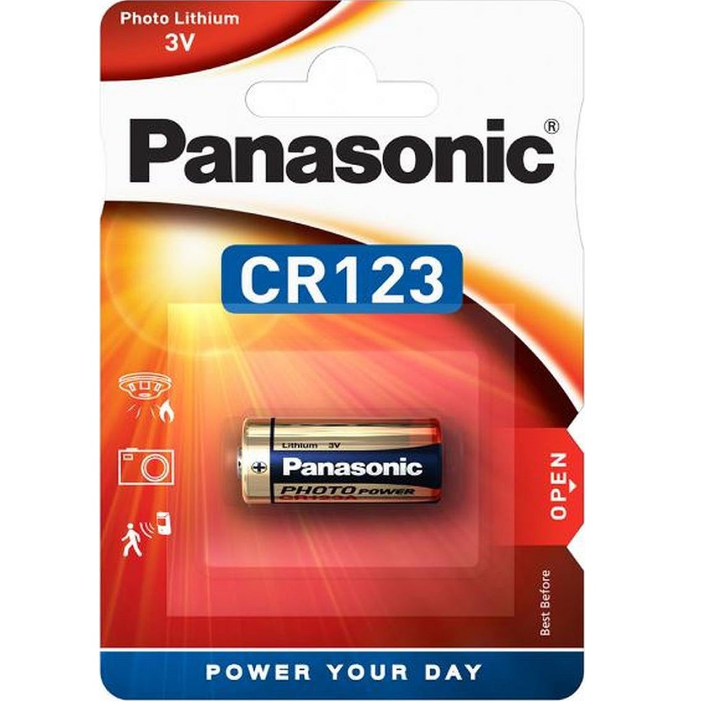 Panasonic-Photo-Power-Μπαταρία-Λιθίου-CR123-3V-1τμχ