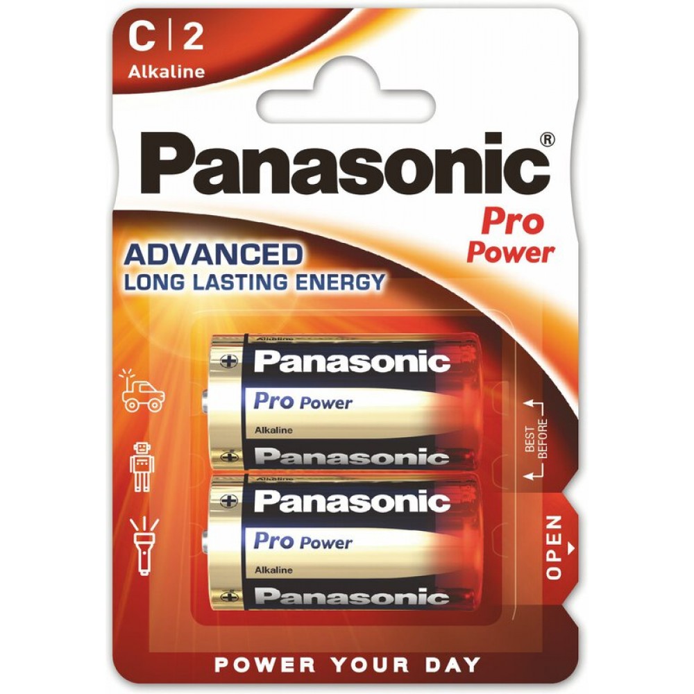 Panasonic-Pro-Power-Αλκαλικές-Μπαταρίες-C-1.5V-2τμχ