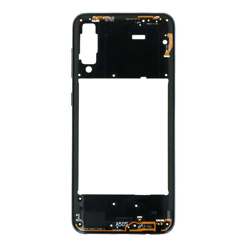 SAMSUNG-A507F-Galaxy-A50s-Middle-cover-Frame-Black-Original