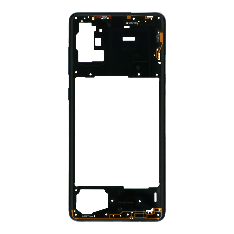 SAMSUNG-A715F-Galaxy-A71-Middle-cover-Frame-Black-Original-1