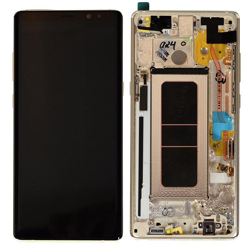 SAMSUNG-N950F-Galaxy-Note-8-LCD-Complete-front-Touch-Gold-Original