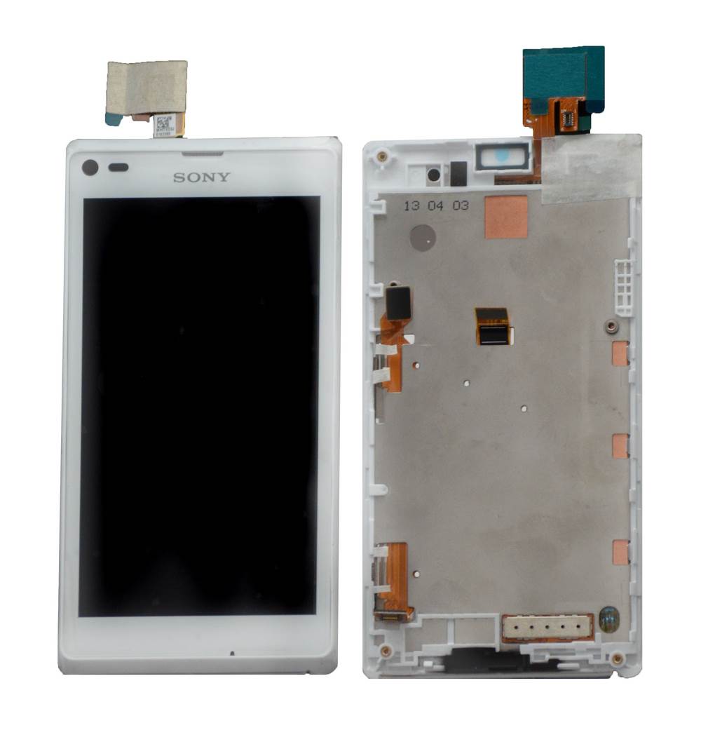 SONY-Xperia-L-LCD-Complete-front-Touch-White-Original-1