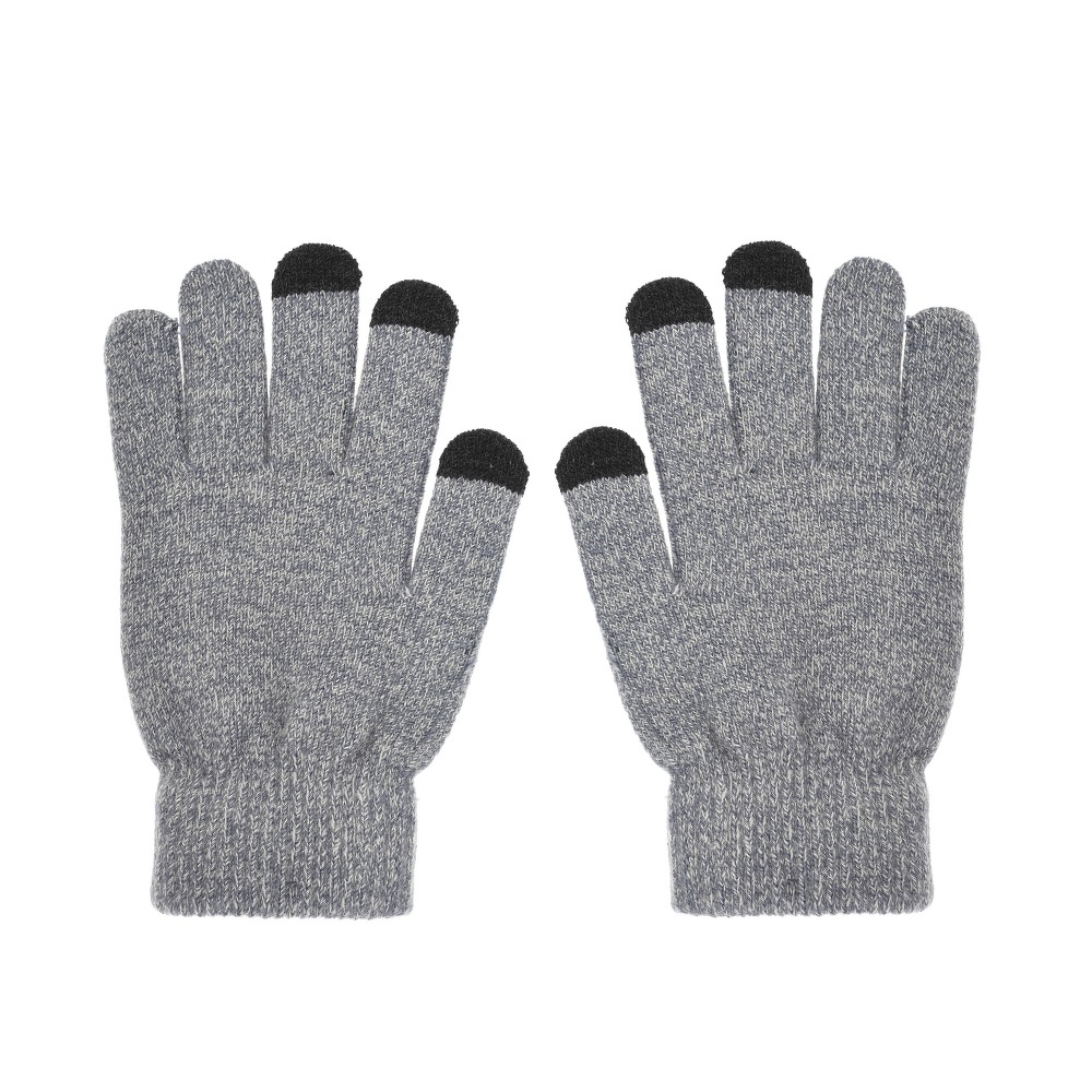 Touch-screen-gloves-for-Men-Grey