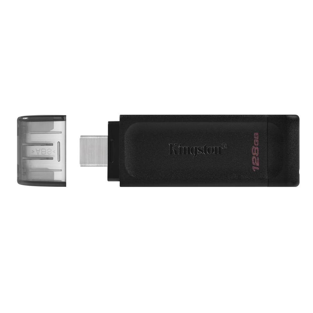 USB-STICK-KINGSTON-128GB-USB-3.2-GEN-1-type-C-PENDRIVE-GT70-ΜΑΥΡΟ