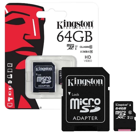 ΚΑΡΤΑ-TRANSFLASH-microSDHC-64GB-KINGSTON-SD-Adapter-UHS-1-Class10-1