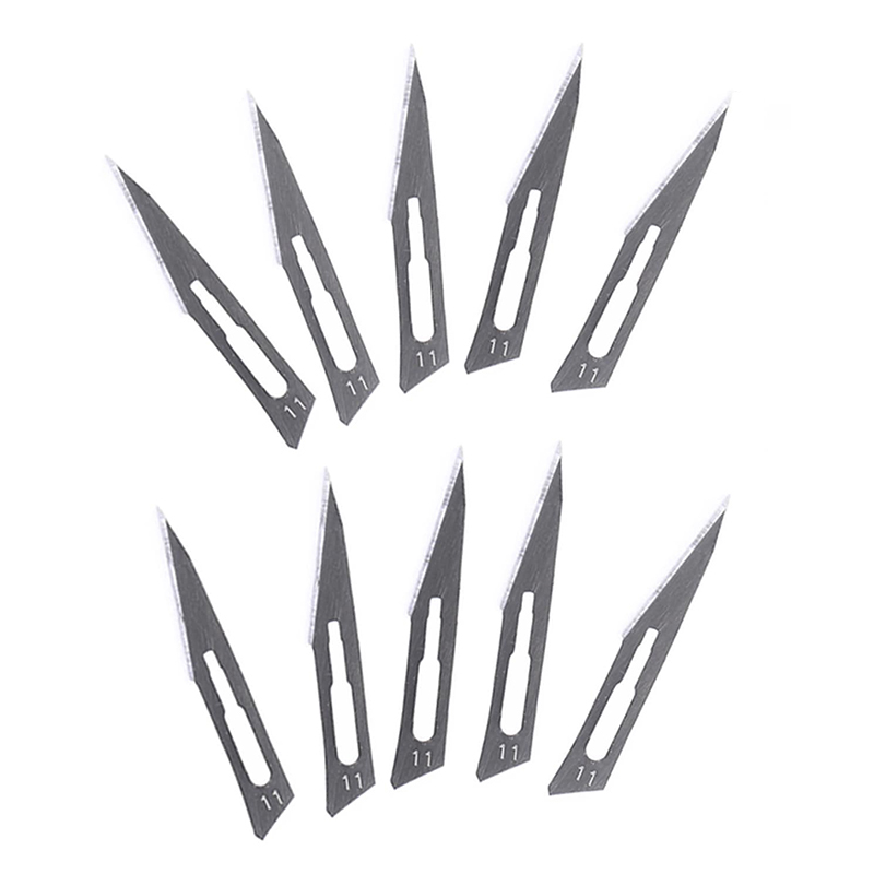 Λεπίδες-μαχαιριού-Knife-Blades-No.11-10Pcs
