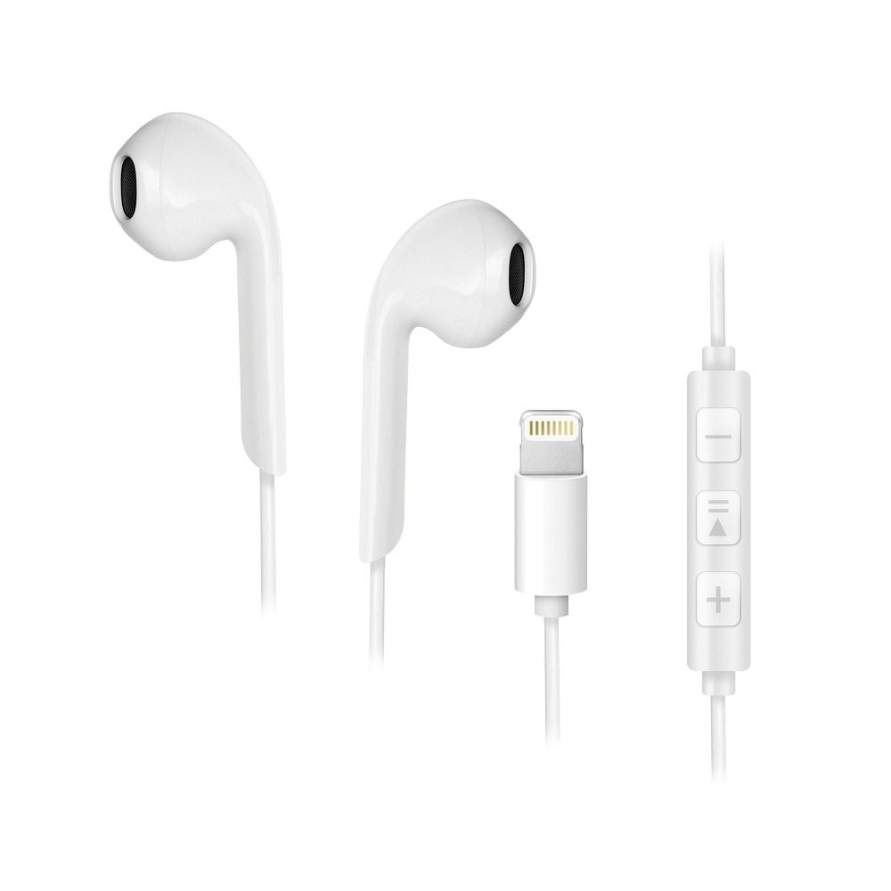 Forcell-earphones-stereo-for-Apple-iPhone-Lightning-8-pin-white-44567
