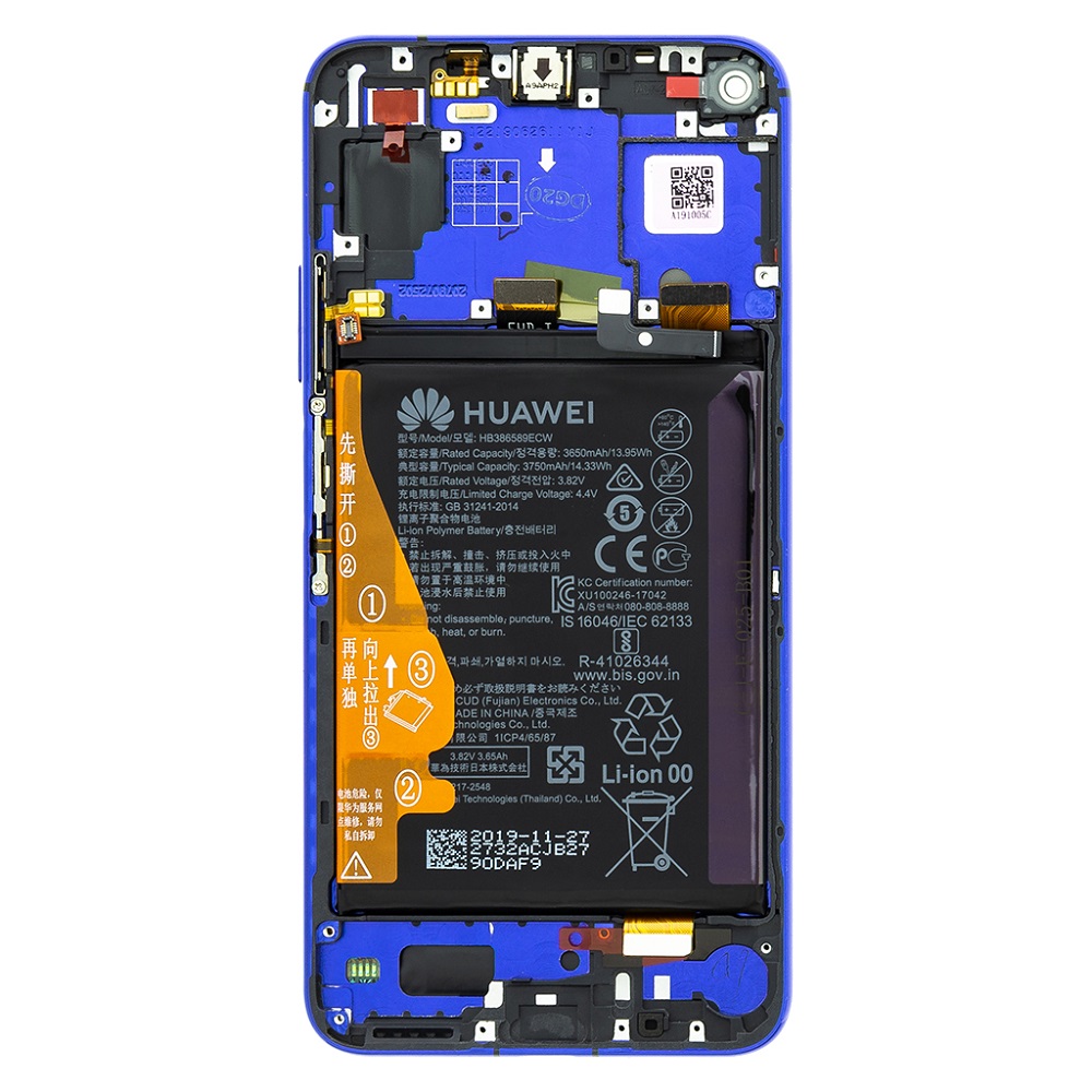 HUAWEI-Honor-20-Nova-5T-LCD-Touch-Frame-Battery-Blue-Original-Service-Pack-44678