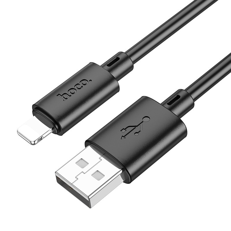 HOCO-X88-Gratified-DATA-CABLE-Lightning-2.4A-BLACK-43729