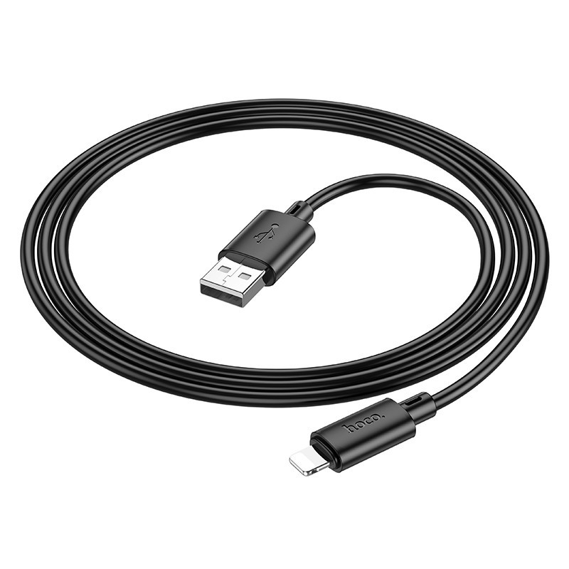 HOCO-X88-Gratified-DATA-CABLE-Lightning-2.4A-BLACK-43730