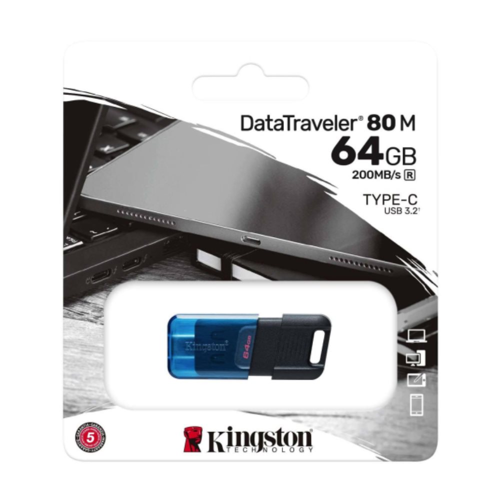 Kingston-pendrive-DataTraveler-80M-USB-C-200MBs-64GB-black-and-blue-47050