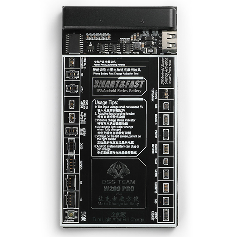 OSS-W209-Pro-V7-Smart-Phone-Battery-Quick-Charging-and-Activation-Board-for-iPhone-4-13-Pro-MaxSamsungHuawei-46229