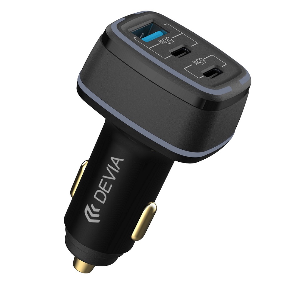 DEVIA-car-charger-Extreme-115W-2x-USB-C-1x-USB-black-50026