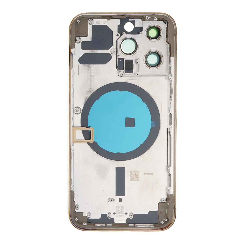 APPLE-iPhone-13-Pro-Back-battery-door-cover-middle-frame-housing-with-small-parts-Gold-OEM-49173