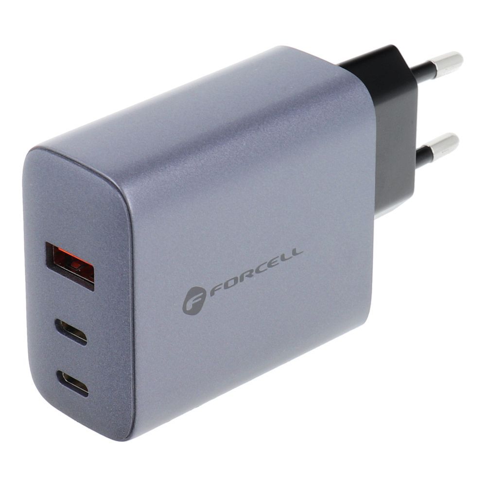 Forcell-F-Energy-Travel-Charger-with-2x-USB-C-and-USB-A-sockets-4A-65W-with-PD-and-Quick-Charge-4.0-function-50624