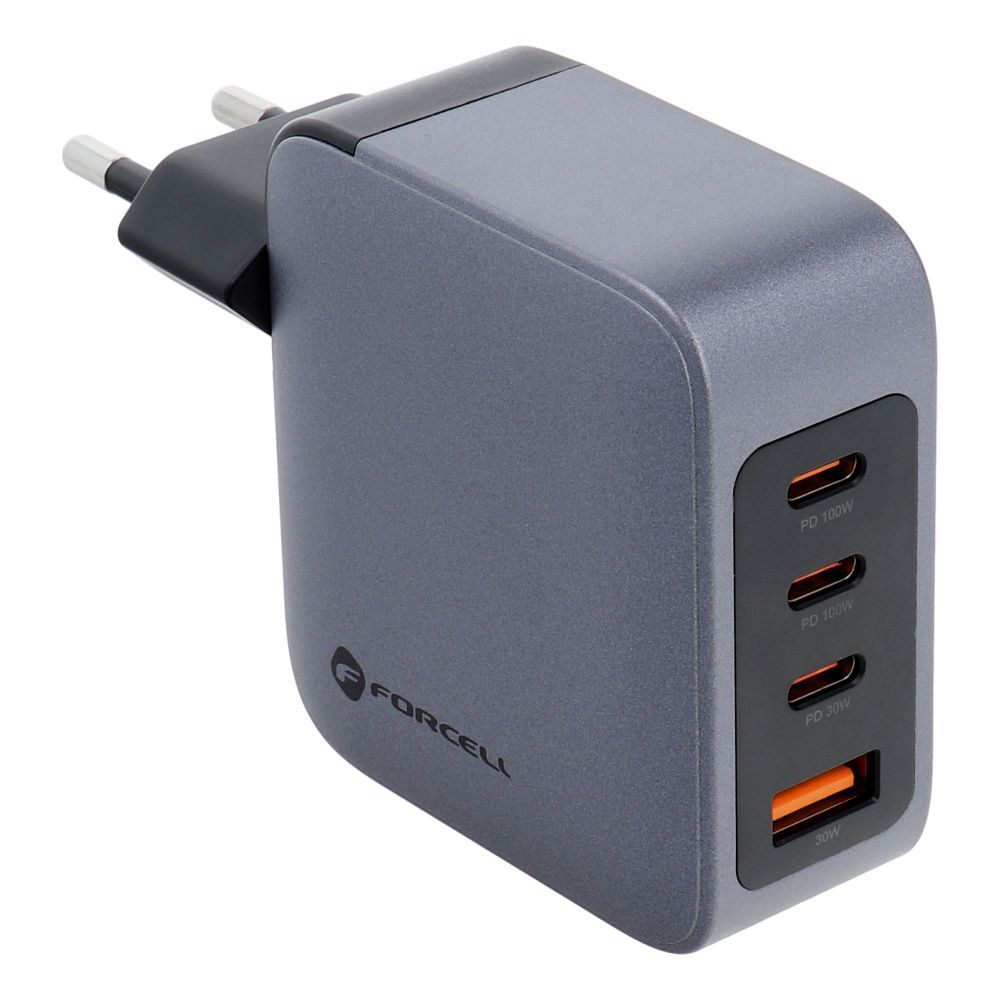 Forcell-F-Energy-Travel-Charger-with-3x-USB-C-and-USB-A-sockets-100W-with-PD-and-Quick-Charge-4.0-function-50609