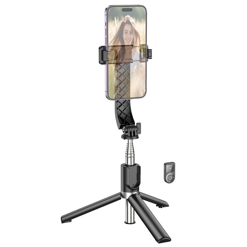 HOCO-K20-selfie-stick-tripod-with-bluetooth-remote-control-Prior-black-48125