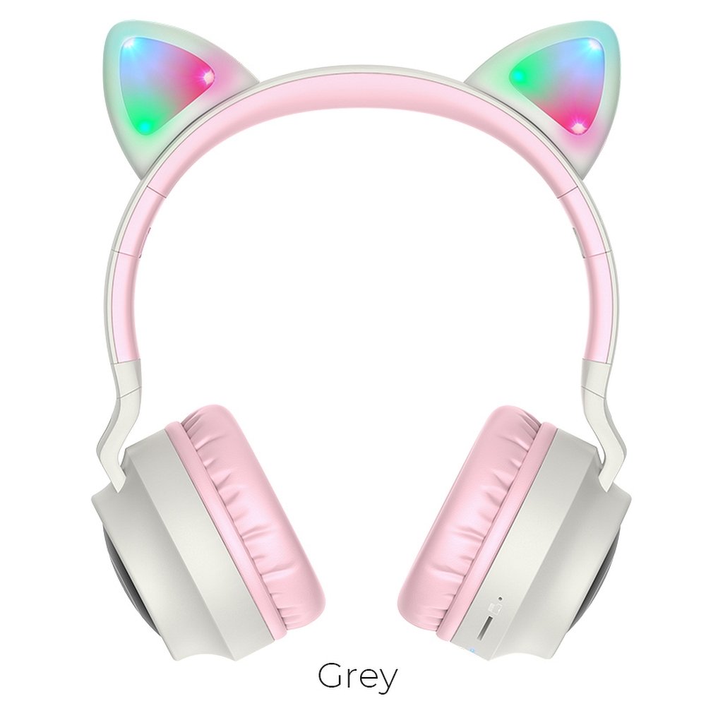 HOCO-W27-CAT-EAR-BLUETOOTH-HEADPHONES-GREY