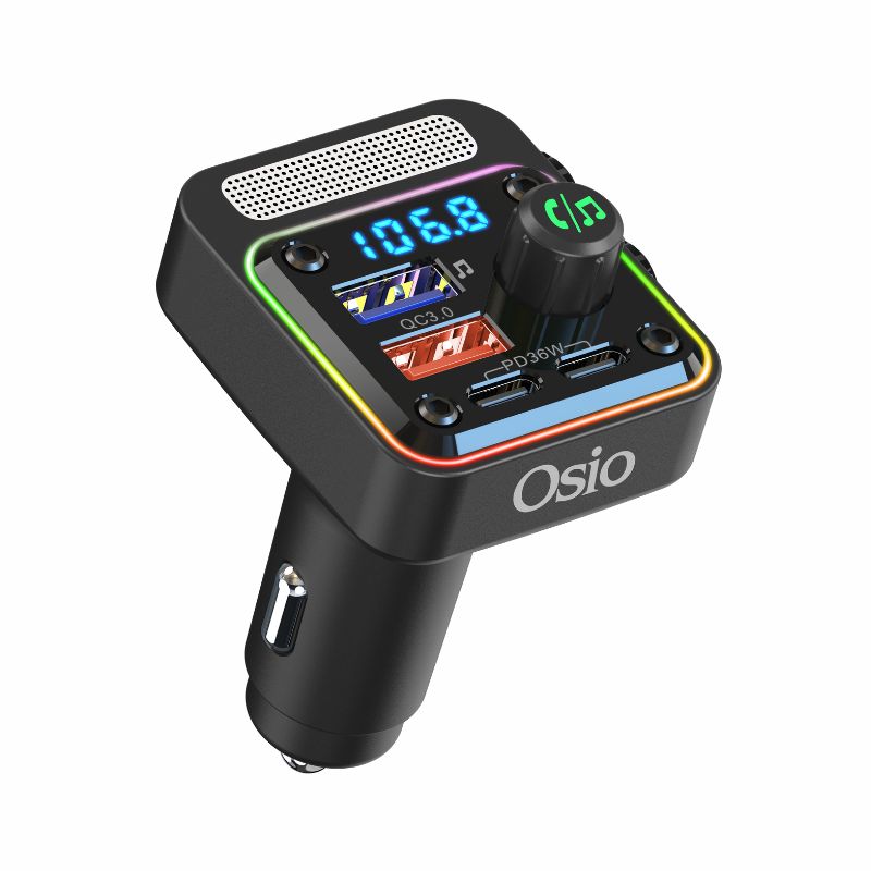 Osio-OFT-4260BT-Μαύρο-FM-transmitter-και-φορτιστής-αυτοκινήτου-με-Bluetooth-USB-Type-A-2-Type-C-LED-Handsfree-και-θύρα-δίσκο-50409