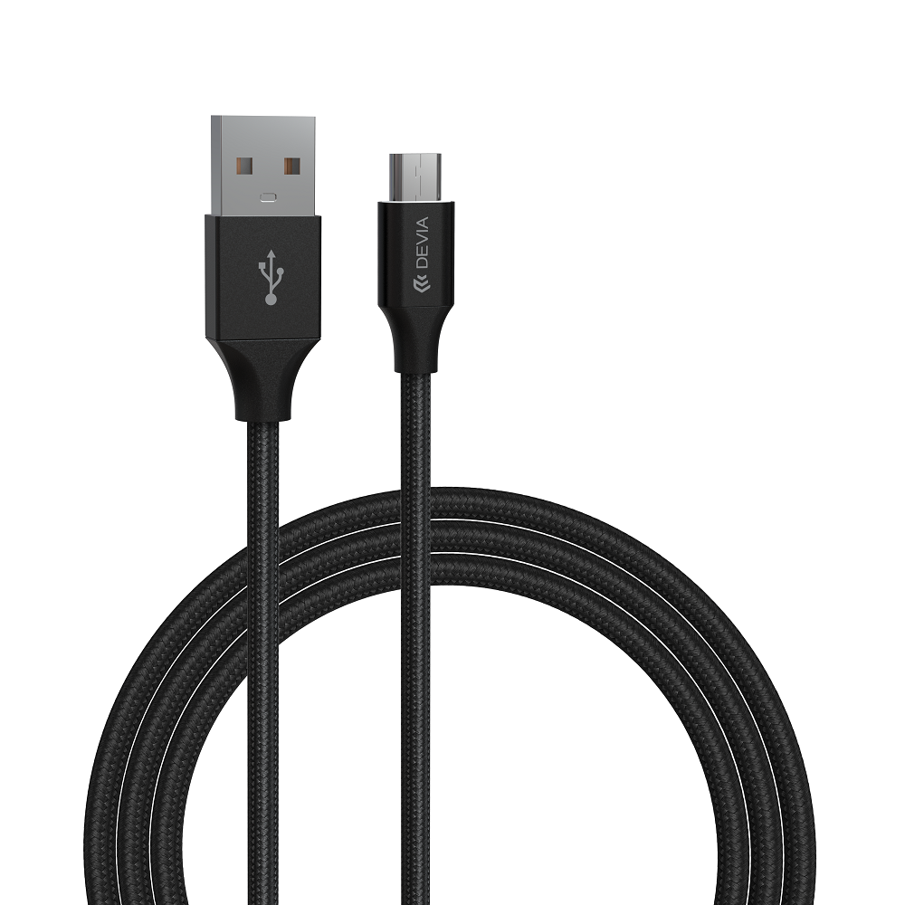 DEVIA-Gracious-Series-data-Cable-for-Micro-USB-Black-5V2.4A-1M